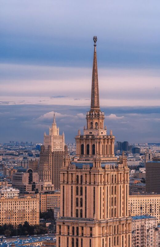 москва, архитектура, МИД, гостиница Украина, Moscow Гостиница Украина и МИДphoto preview