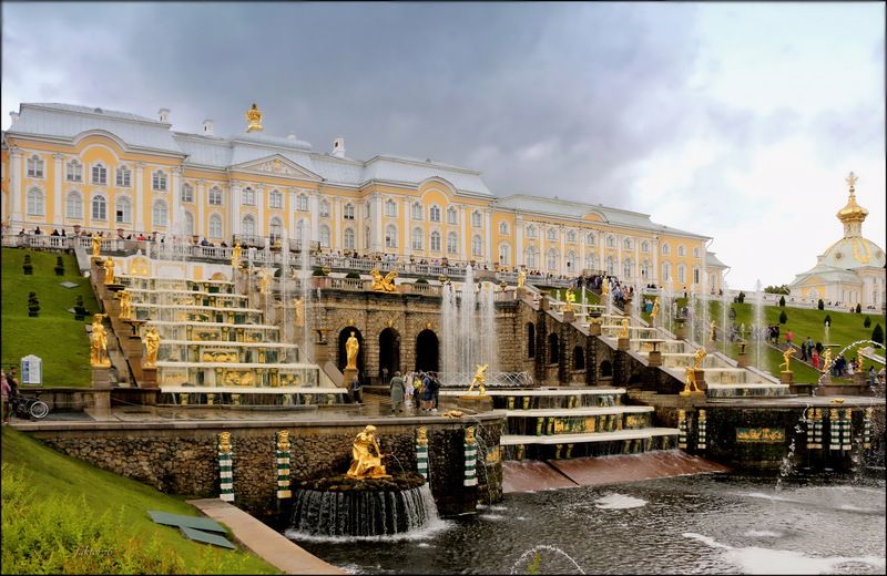 город, архитектура,  дворец, петергоф Большой дворец (Петергоф)photo preview