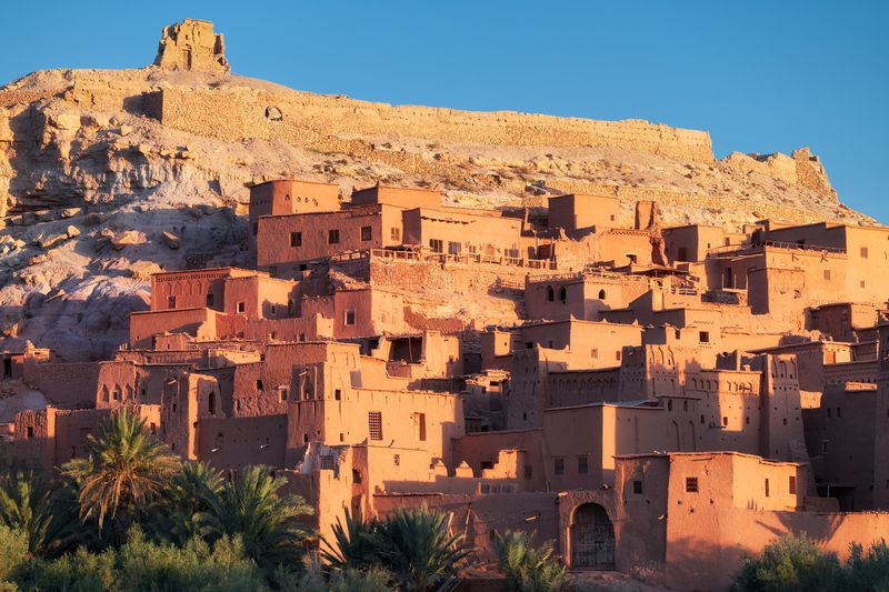 марокко, утро, айт-бен-хадду, ксар, крепость, пустыня, горы, берберский, берберы, город, африка, morocco, africa, morning, desert, mountains, berber, ksar, fortress,aït benhaddou, ait benhaddou, aït ben haddou Берберская крепость / Berber fortress фото превью