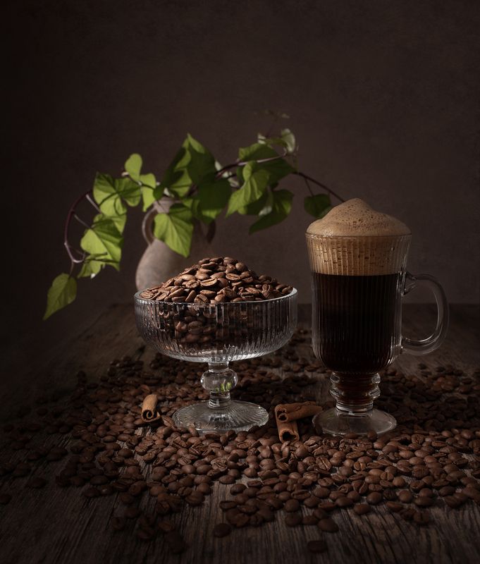 Still life, coffee, food, grains, plant Coffee timephoto preview