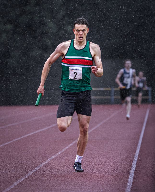 #athletics #sport #sports_photography Running Through the Stormphoto preview