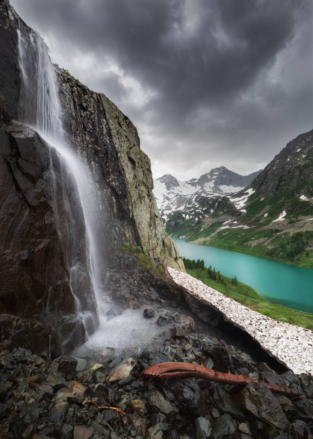 алтай, горный алтай, пейзажи алтая, усть-коксинский район, водопад, горное озеро, лето, горы, летний алтай, катунский хребет, катунский заповедник, Рубан Елена