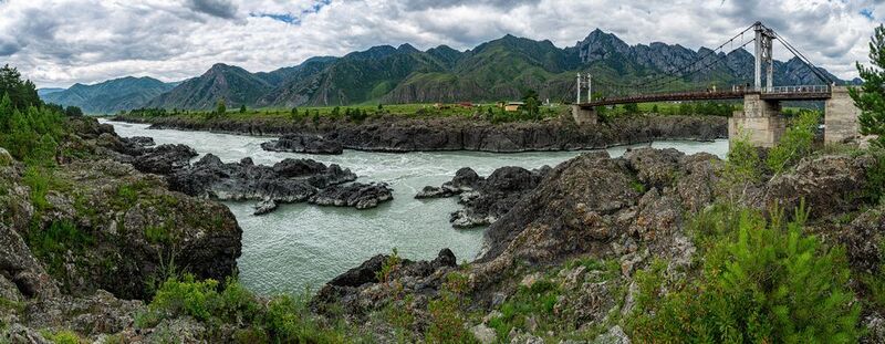 самое узкое и глубокое место реки катунь Самое узкое реки Катуньphoto preview