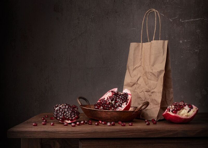 Still life, Pomegranate, light, colors, texture Pomegranatephoto preview