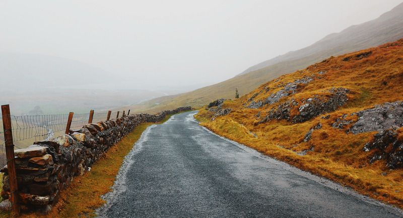 туман, дорога, Ирландия Rustyphoto preview