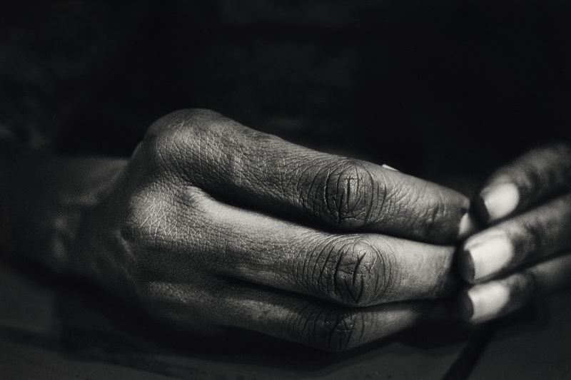 hands, black, black and white, dark, hidden, message Threats I\'m sending emphoto preview