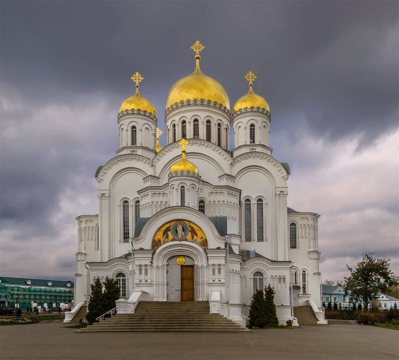 монастырь, осень, пейзаж, собор, храм ДИВЕЕВОphoto preview