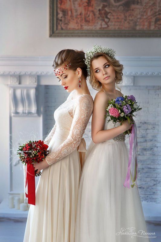 портрет, девушка, красота, невеста Две грацииphoto preview