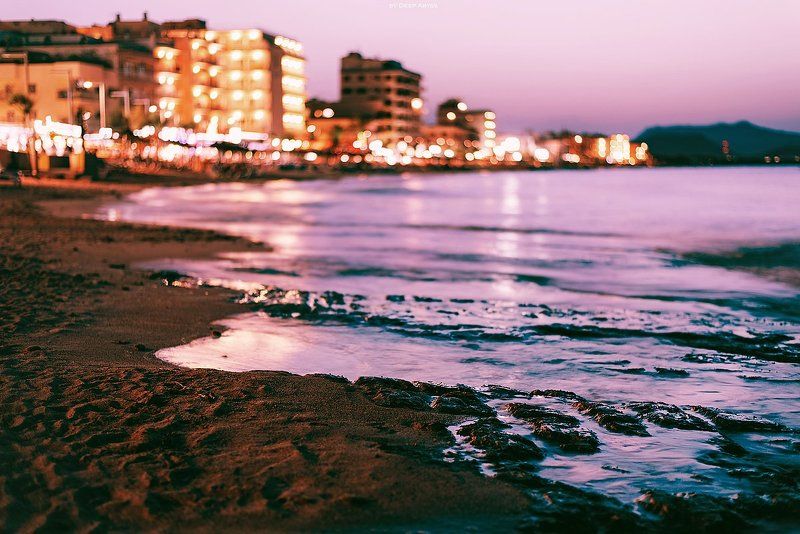 пляж, берег, вечер, море Вечерняя палитраphoto preview