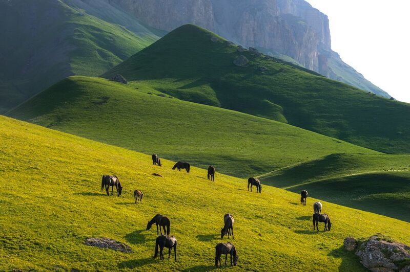 кавказ, кабардино - балкария, балкария, кбр, перевал, курноят Балкарияphoto preview