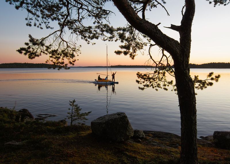 карелия, озеро кереть Летний вечерphoto preview