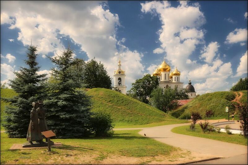 город, архитектура,  церковь, кремль Дмитров Кремльphoto preview