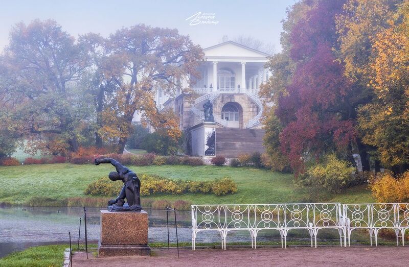 санкт-петербург, екатерининский парк, осень, утро Утро в Екатерининском паркеphoto preview