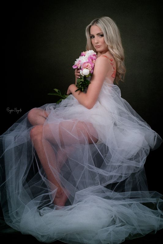 fineartphotography, portraitphotography, conceptualportrait, femininity, tulle, flowershoot, softlight, editorialportrait, artisticportrait, photographyart, moodytones, fashioninspired, beautyandgrace, modernrenaissance, visualpoetry Whispers of Bloomphoto preview