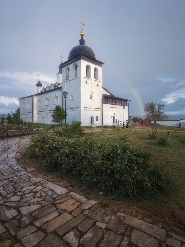 Свияжск, радуга, дождь, Россия, церковь После дождяphoto preview