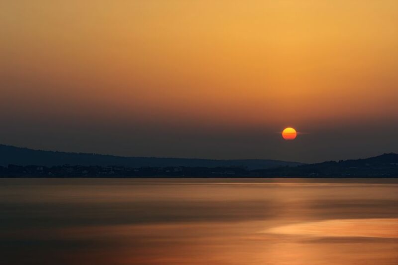 черное море, закат Догорает закат, гаснет вечер...photo preview