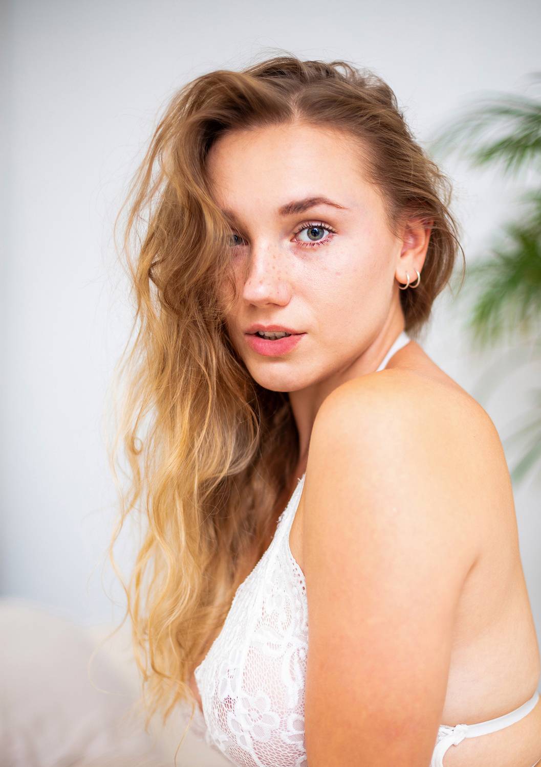 portrait, woman, studio, ostentacja, model, pose,,  Gregor