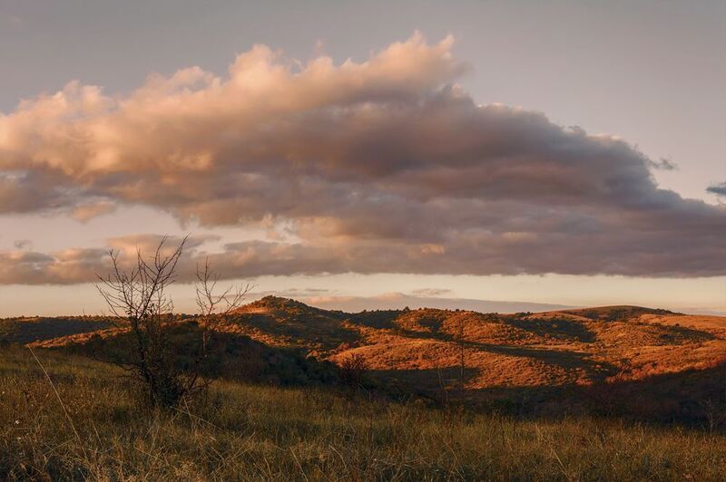 осень, холмы, облака Плывут облака над холмамиphoto preview