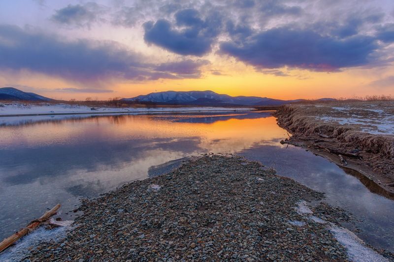 весна, вечер, ррудная Мартовский вечерphoto preview