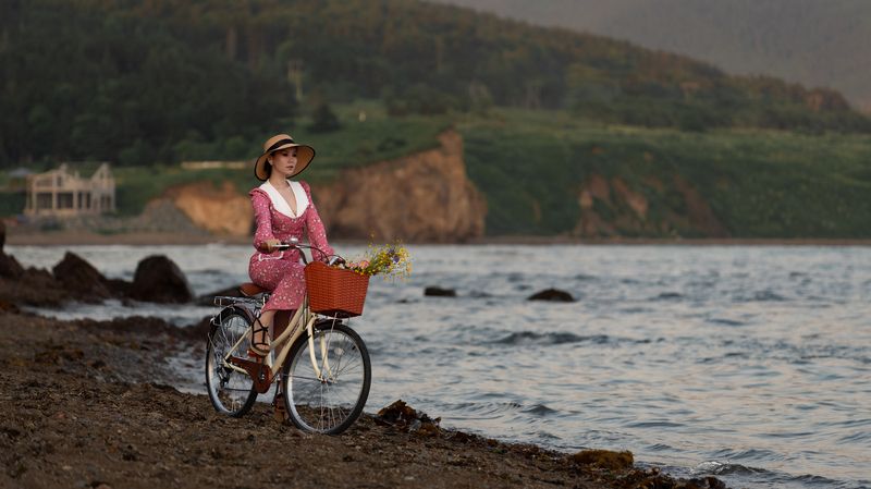 лето, велосипед и море...photo preview