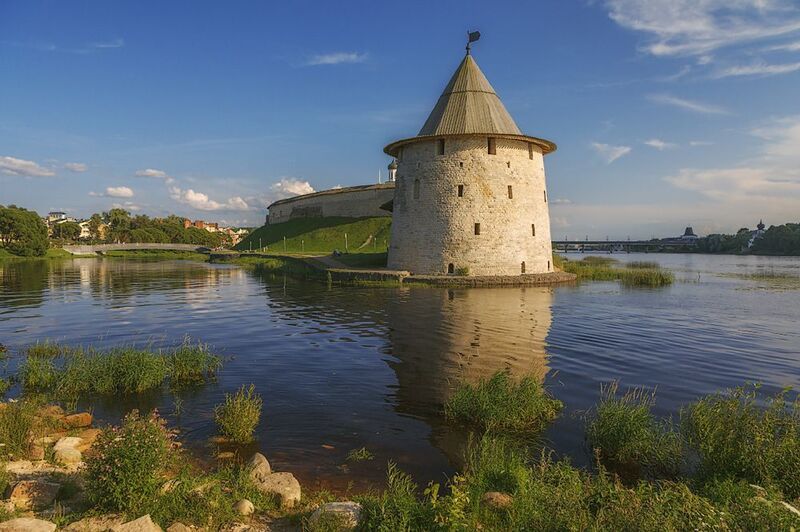 лето, небо, река, кром На слиянии рек...photo preview