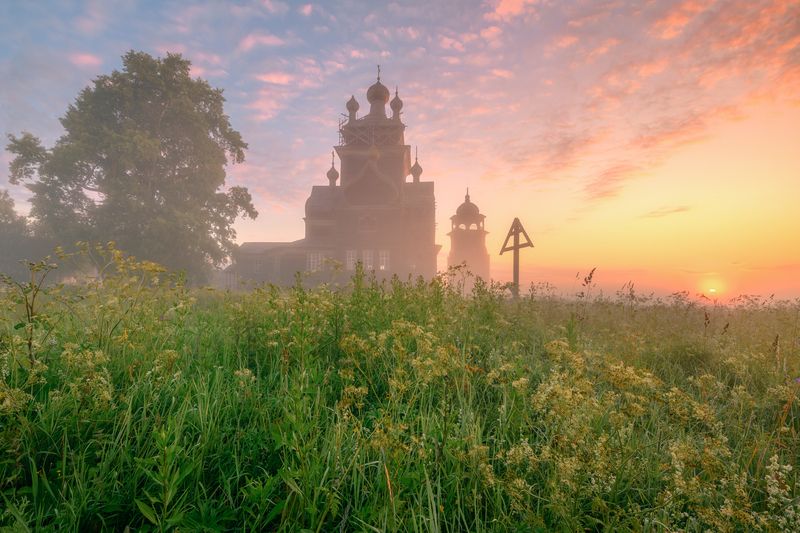 Турчасово  Тёплый рассвет в Турчасово фото превью