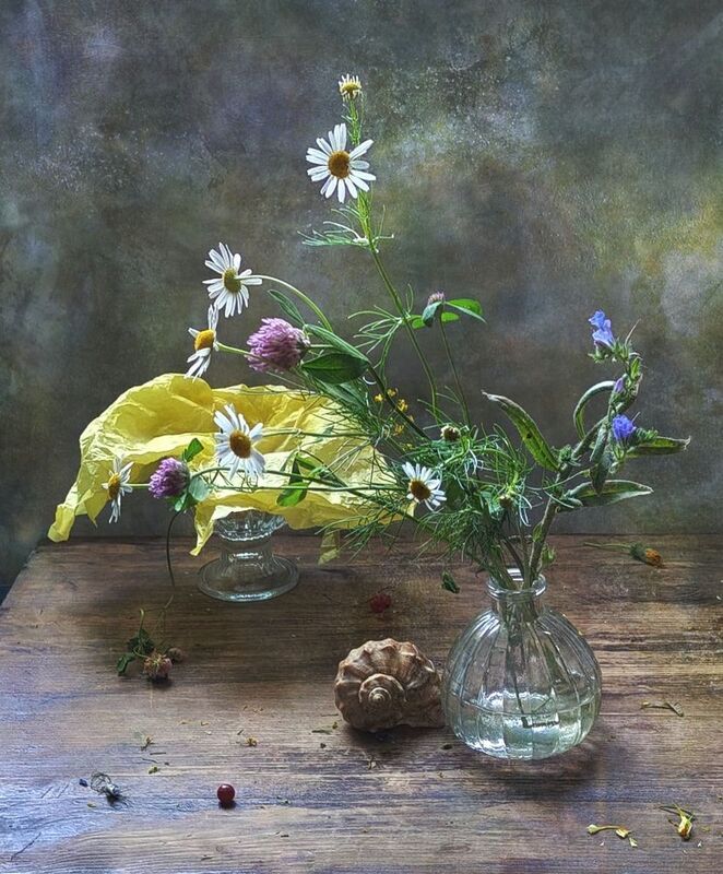 ваза, цветок, бумага, лето Ах, летоphoto preview