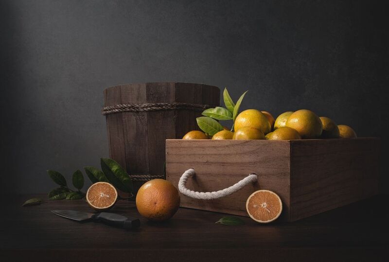 Still life, orange, fresh, light, textures Fresh orangesphoto preview