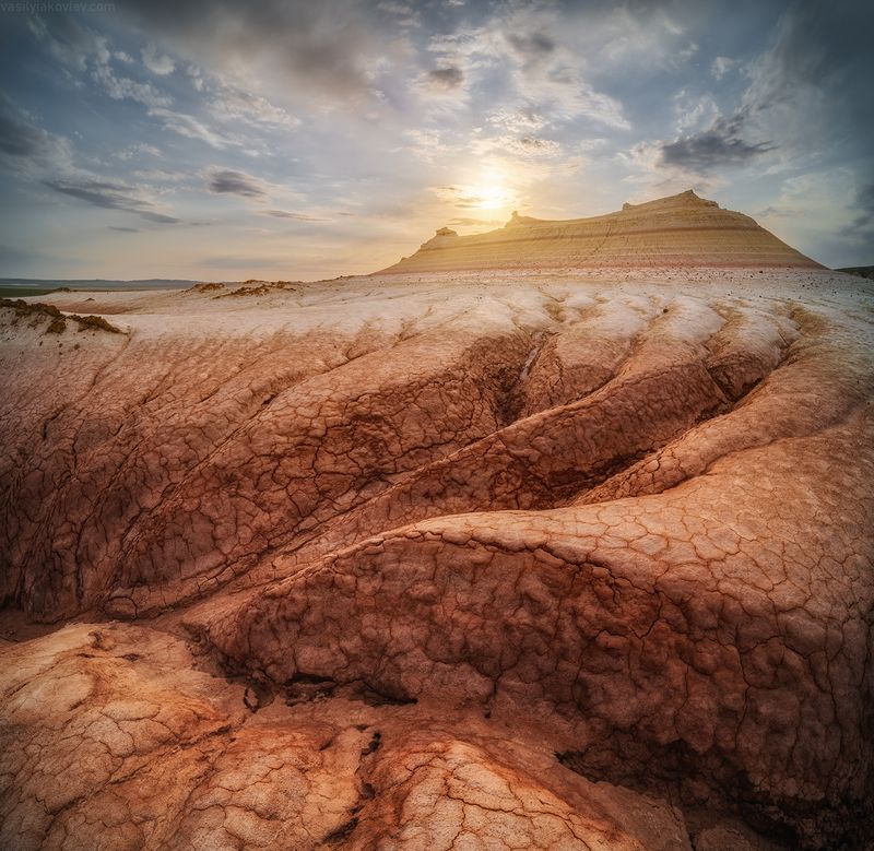 казахстан, фототур, яковлевфототур, мангистау, мангышлак, айракты, босжира, устюрт, карынжарык, тузбаир, торыш, туйесу, сенек Закат на планете Мангистауphoto preview