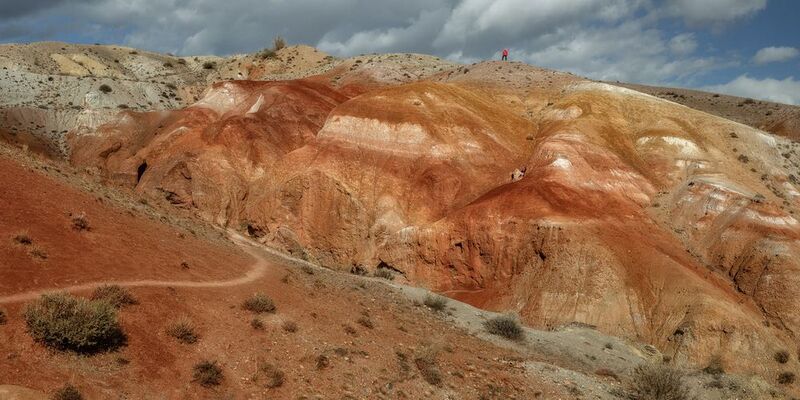 Цветные горы Марса фото превью