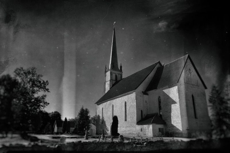 аналоговая фотография, мокрая печать, черно белое Церковь святого Мартинаphoto preview