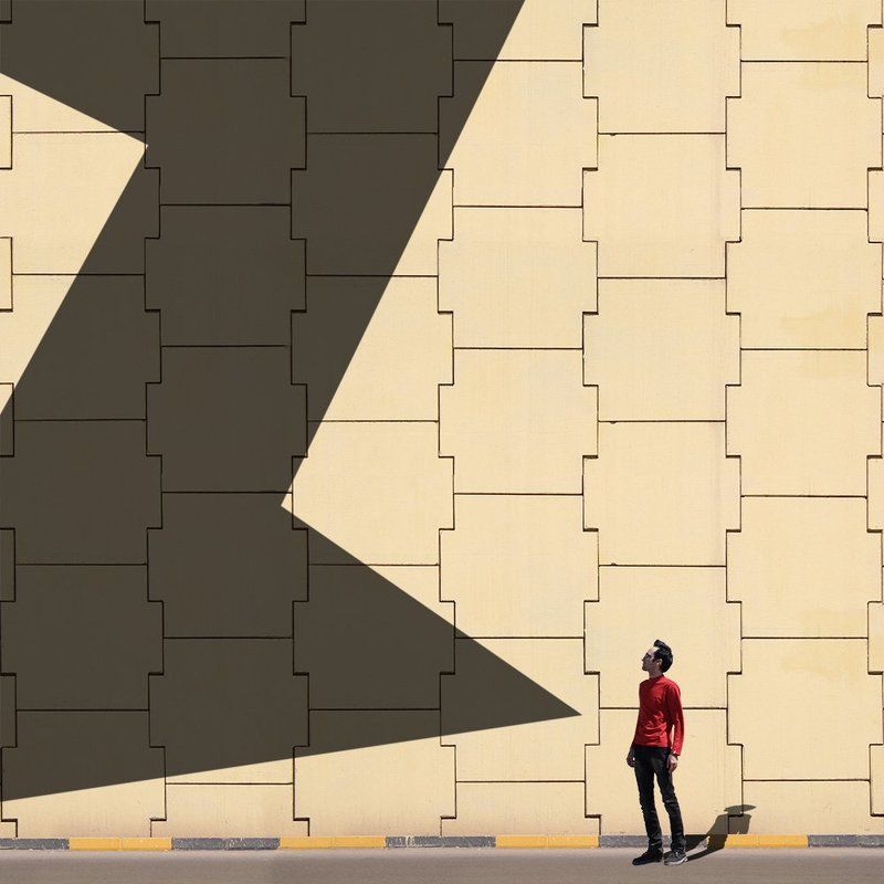 fineart, creative, conceptual, manipulation, shadow, street, My giant friendphoto preview