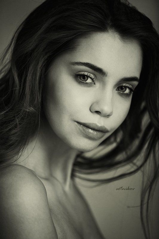 Бьюти, Портрет, Портрет девушки, Сепия Лизаphoto preview