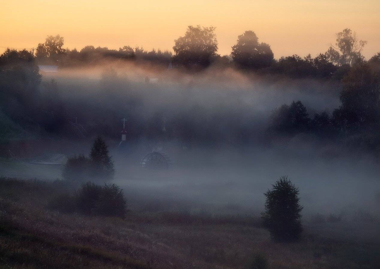 Радонеж...Август...Утро.... Автор: Владимир Перепечаев , Владимир Перепечаев