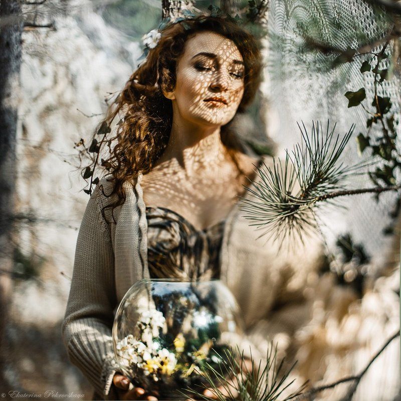 девушка весна тень ...сны за пол часа до весны...photo preview