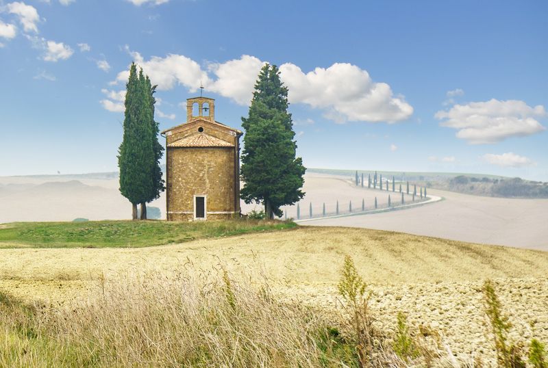 европа, италия, лето, отдых, путешествие, путешествия, природа, пейзаж, ашот григорян, тоскана, часовня, vitaleta, europe, italy, summer, vacation, journey, travel, nature, landscape, ashot grigoryan, tuscany, chapel Часовня Богоматери Виталета. Из серии \