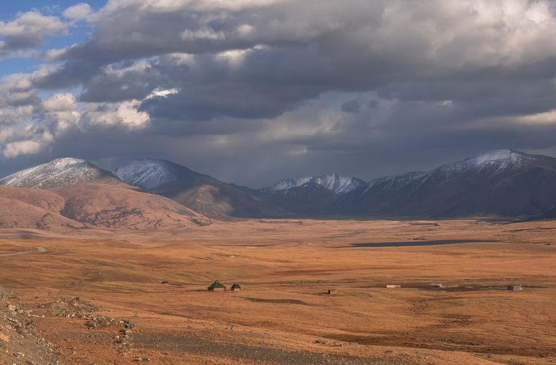 россия, горный алтай,осень,вечер Погода меняется... фото превью