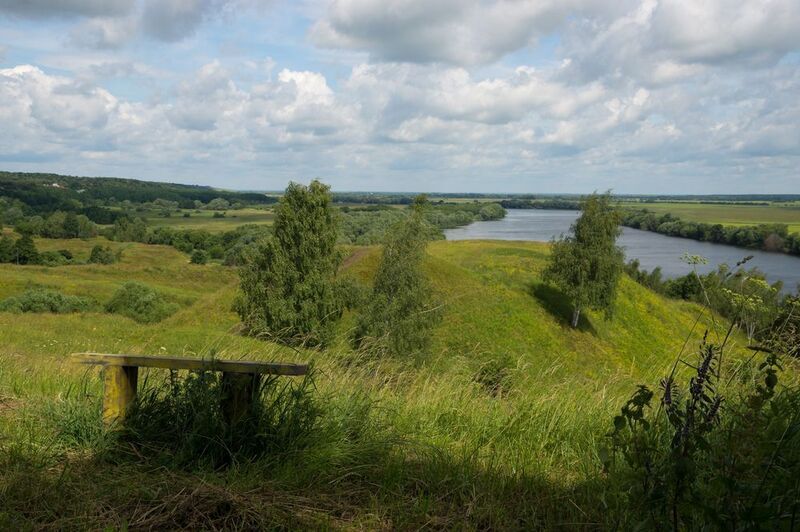 река ока, лето, июль На берегу Оки.photo preview