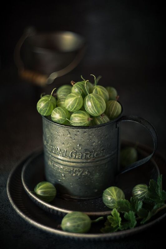 природа, лето, солнце, крыжовник, натюрморт ***photo preview