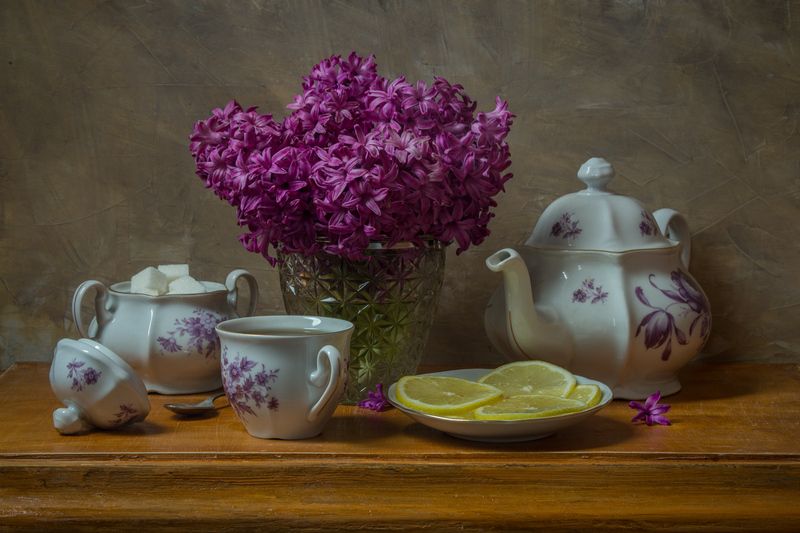 Чай с лимоном.photo preview