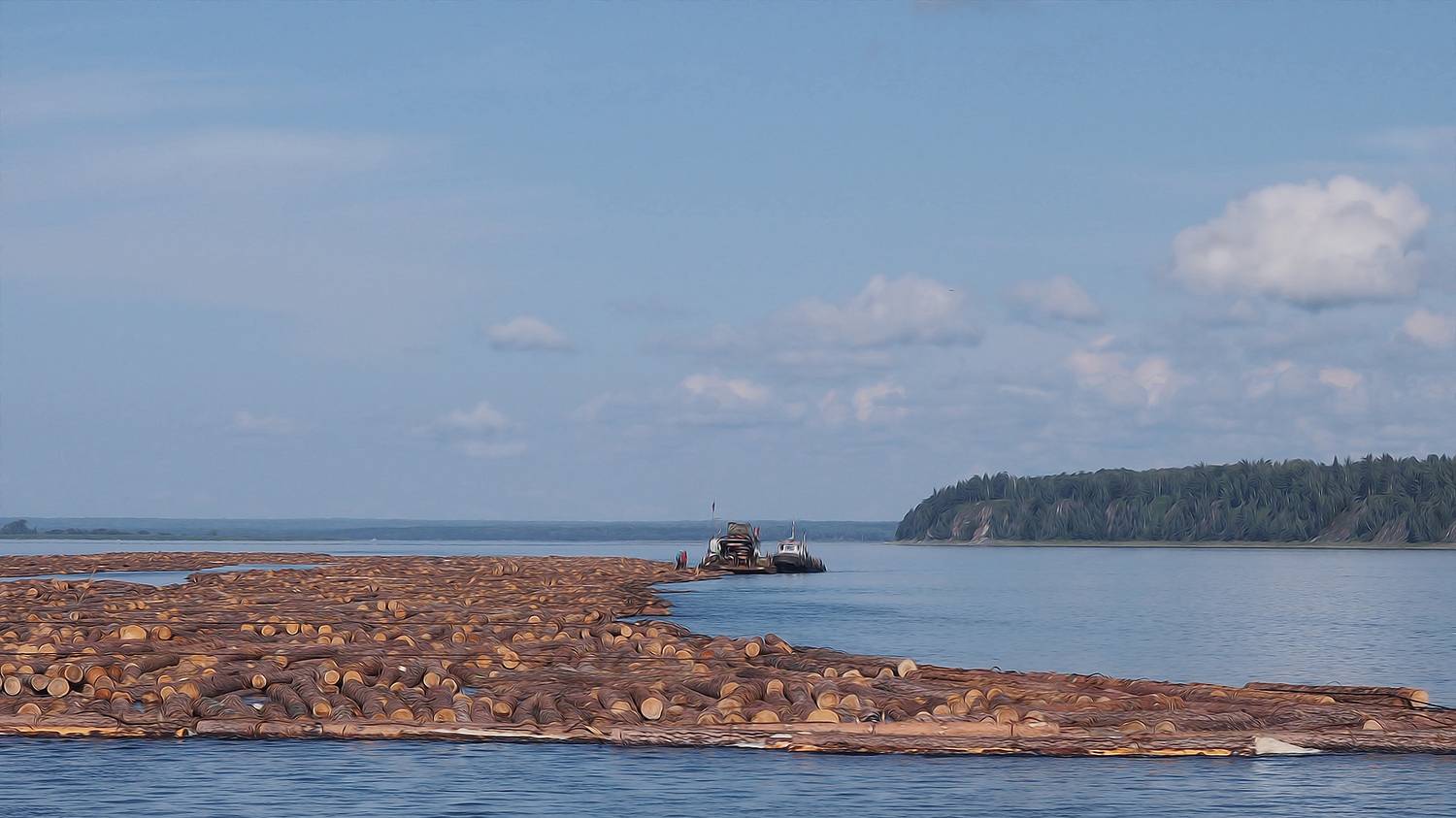 Сплав на Ангаре.. Автор: Тришин Виктор , Тришин Виктор