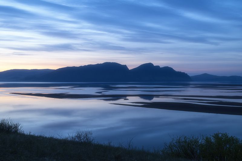 оглахты, хакасия, красноярское море Вечер на Красноярском водохранилищеphoto preview