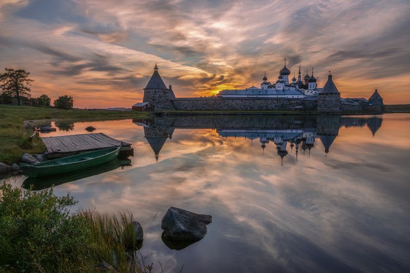 Соловки Соловки на закатеphoto preview