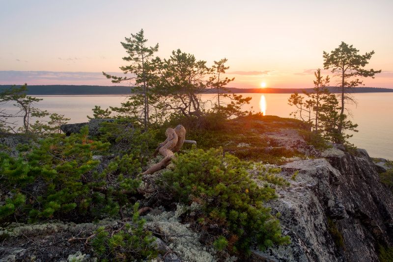 Белое море рассветная метаморфозаphoto preview