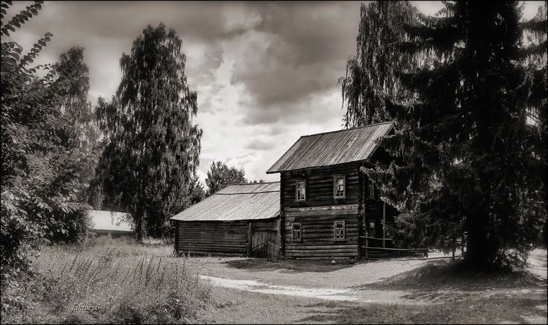 деревянное зодчество, василёво, дом, село, Василево. Тверская областьphoto preview