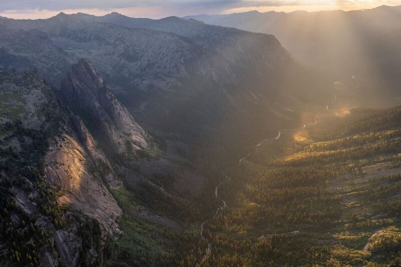 ергаки, саян, красноярский край, природа, парк, красноярск, сибирь Сумеречный свет фото превью