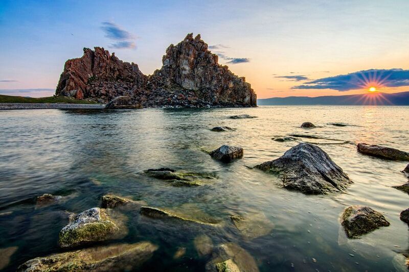 байкал Шаманка на закатеphoto preview