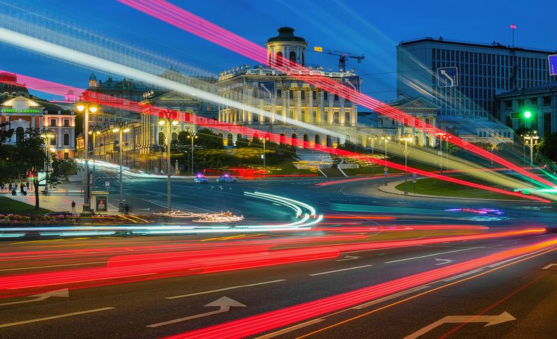 москва, вечер, площадь, боровицкая Боровицкая площадьphoto preview