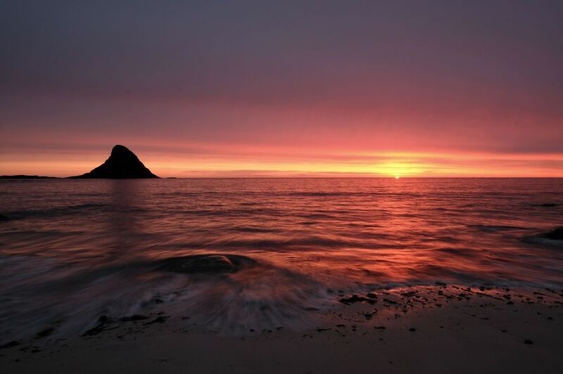 Landscapes, Norway, Sunset, Island, Colorful, Mood,  Июльский закатphoto preview