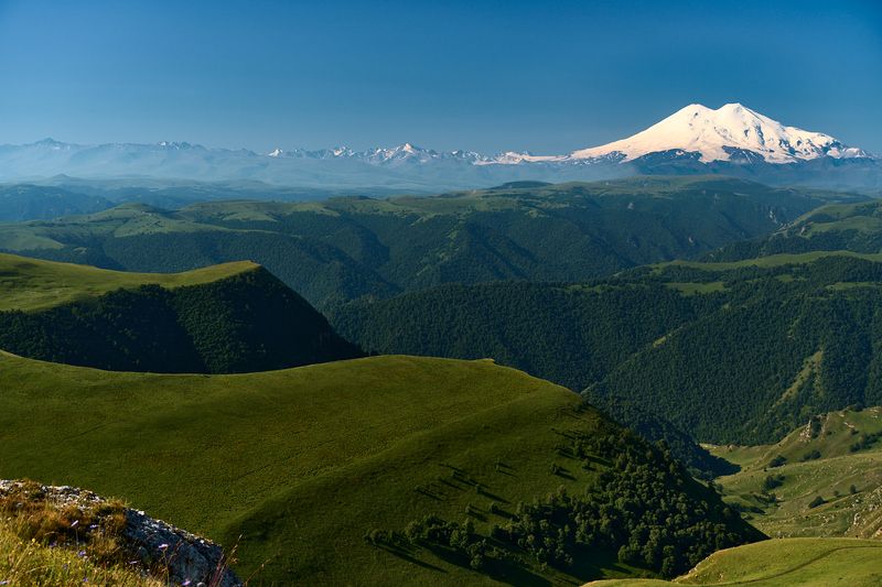 горы, пейзаж, эльбрус Владения Эльбрусаphoto preview